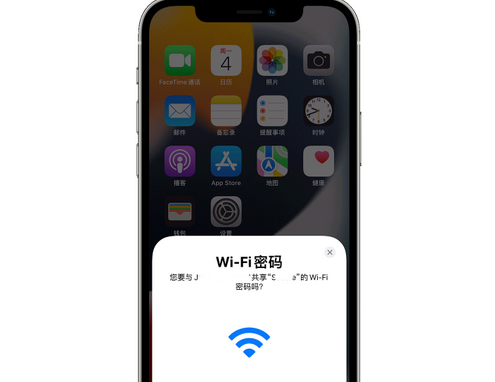 招远苹果15维修店分享iPhone15如何共享Wi-Fi密码 